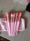 13 PCs Purpleflower Holly Leaf Makeup Brushes Suit Soft Hair