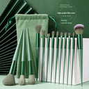 13 PCs Purpleflower Holly Leaf Makeup Brushes Suit Soft Hair