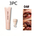 4-color Brightening Lip Balm Moisturizing Exfoliating Skin Long-Lasting Moisturizing Lip Gloss Women Cosmetics